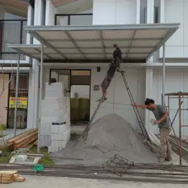 Kanopi Alderon satu layer