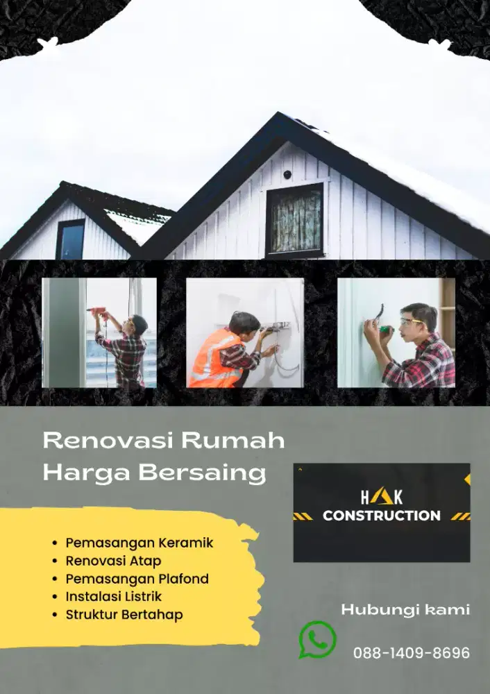 Tukang bangunan ,Renovasi dan bangun baru