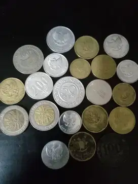 Uang Logam Koin Kuno Rupiah Indonesia