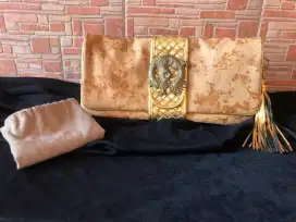 Natalia Liu Leather Clutch