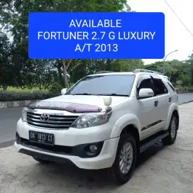 Toyota fortuner TRDs AT 2013