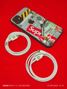 Kabel data iphone 11 ibox original second bawaan hp 100% ori