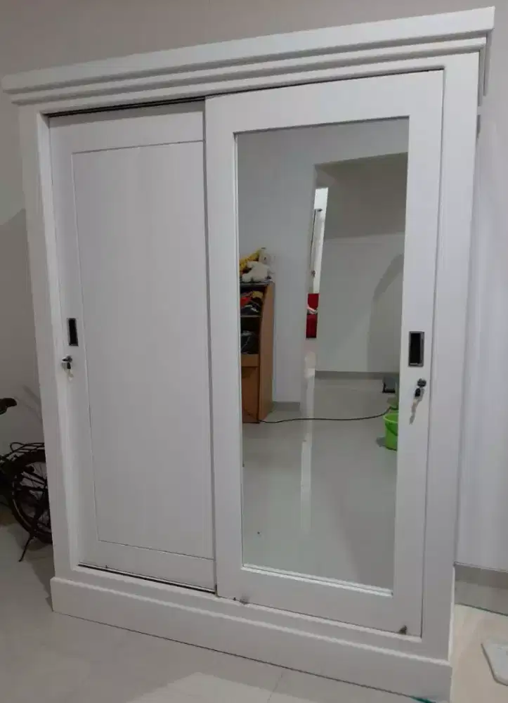 Lemari Jati 2pintu Sliding