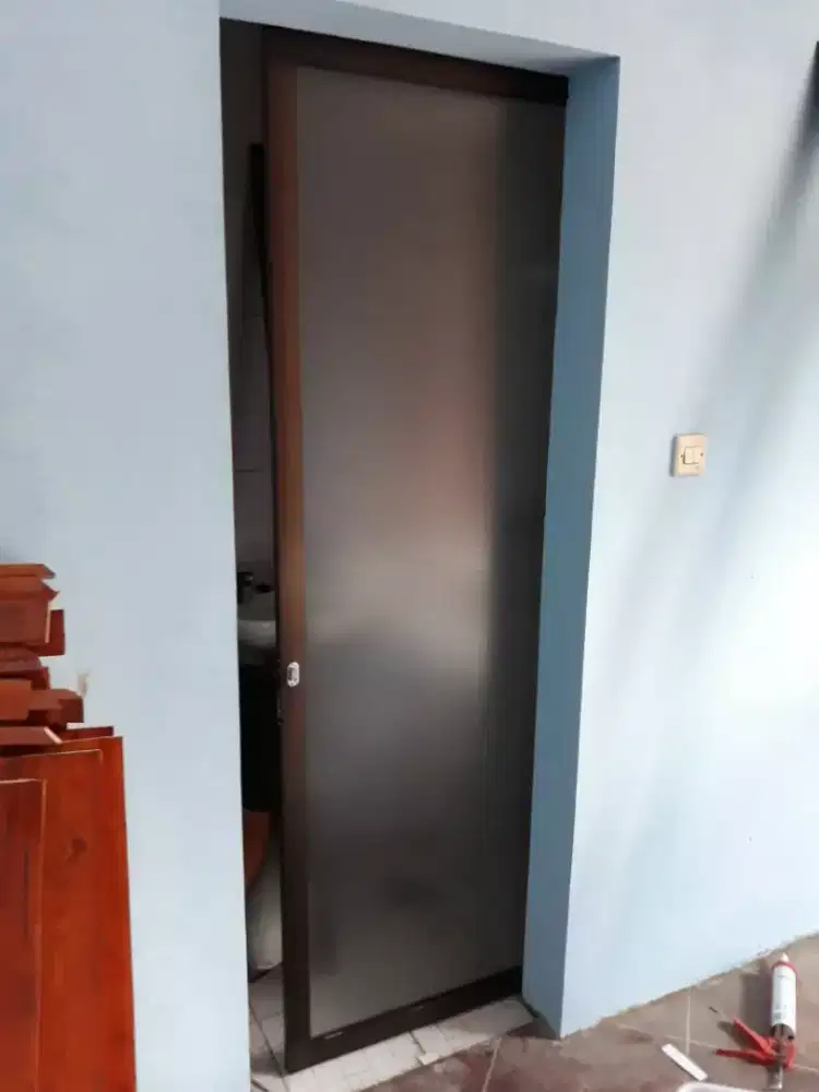 pintu sliding pintu geser bahan kaca dan aluminium
