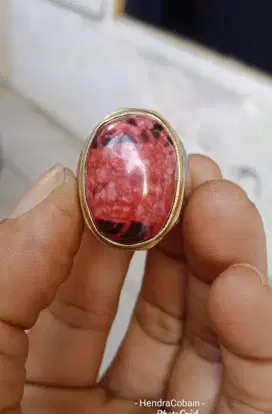 Natural Batu Akik Marjan Red Coral