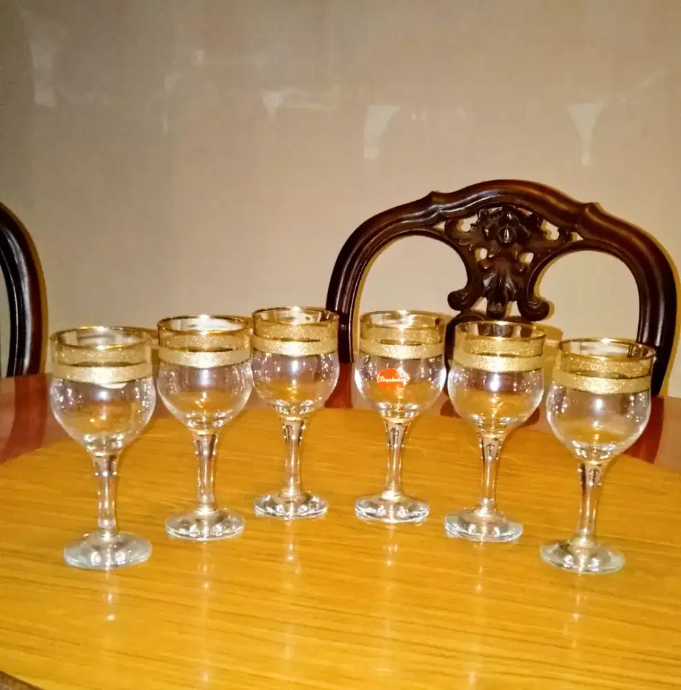 Gelas kristal (Pasabahce Gold)