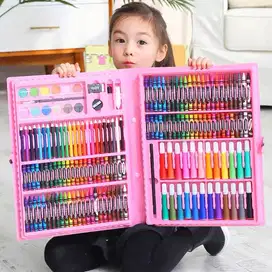 Mainan CRAYON  150 PCS ART SET FULL SET 150PCS PERALATAN GAMBAR LUKIS