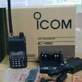 Ht ICOM IC-V80 handy talky vhf penerus ic v8/T3H2 harga TERMURAH