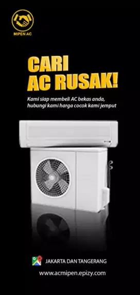 Menerima ac bekas segala kondisi