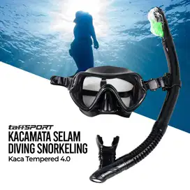GRATIS ONGKIR - Kacamata Selam Scuba Diving Snorkeling Tempered Glass