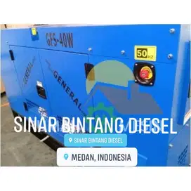 Genset Diesel Silent 50kva GENERAL GFS40