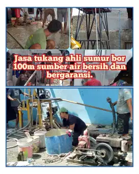 Jasa sumur bor 100m