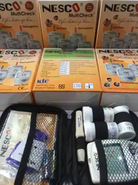 Alat cek darah Nesco (gula, asam urat, kolesterol)