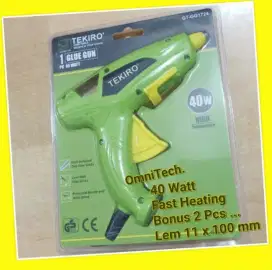 Hot Glue Gun Alat Pistol Lem Tembak Bakar Tekiro 40W 40 W Cepat Mudah