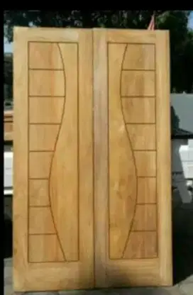Sepaket pintu jati