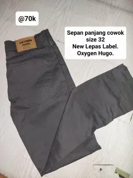 Size 32 .Sepan panjang pria oxygen Hugo bahan stretch _ melar