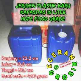 Jerigen Plastik Baru 10 Liter