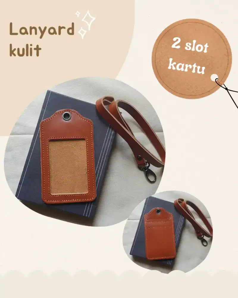 LANYARD KULIT ASLI