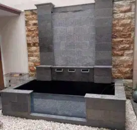 Pembuatan kolam koi