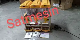 Mesin juice Dispenser 3 tabung / pengaduk minuman dingin LP 12x3 GEA