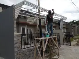 Pagar, kanopi, teralis, tangga,