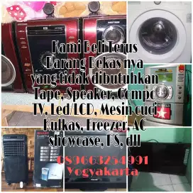 Kami Tampung Terus Mesin cuci, Freezer, TV dan lain-lain