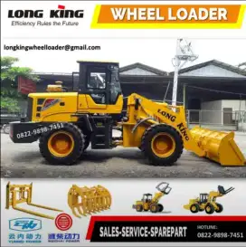 Ready Stock New Wheel Loader China Murah Tangguh Kapasitas 1 - 3 Kubik