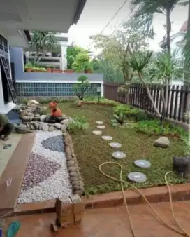 Tukang Taman  taman mini Malis jual batu koral