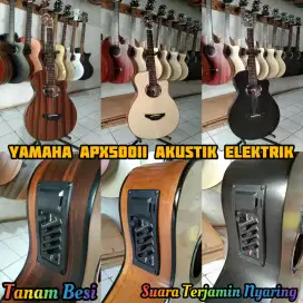 Gitar Yamaha Apx500ii Akustik Elektrik Terbaru & Termurah Berkualitas