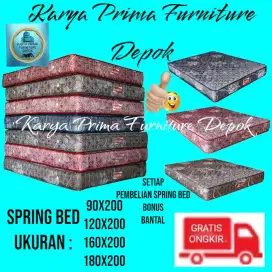 Spring Bed Garansi Per 10 tahun 160x200 cocok utk ruang anda 1.400.000