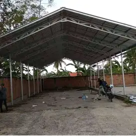 RANGKA ATAP BAJARINGAN DAN CANOPY BESI PAGAR DLL