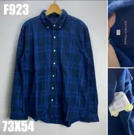 Kemeja Flanel Flannel Branded size L Hrg 90rb Nett