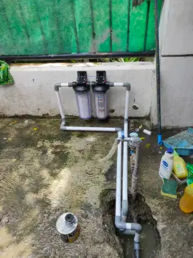 Tukang ledeng pemasangan Filter Air/cuci Filter/pompa/tandon/toren air