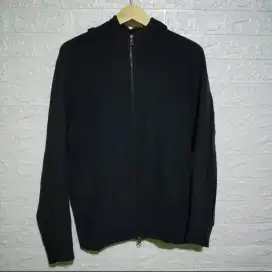 Zipphoodie Uniqlo black