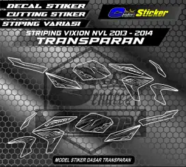 sticker decal transparan vixion nvl 2013-2014