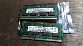 memori Sodimm DDR3 4GB 10600 normal bagus, dan 4GB 12800