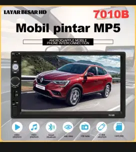 Termurah tape mobil Double Din miror link bluetooth