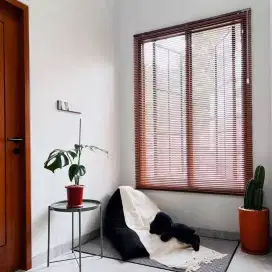 Tirai Kayu Minimalis | Wooden Blinds