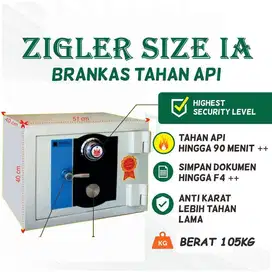 Besi Tahan Api (Brankas Tinggi 40) Zigler A safety cash box baru bekas