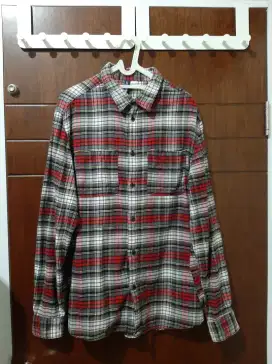 Original Flannel HM 2 Kantong Depan