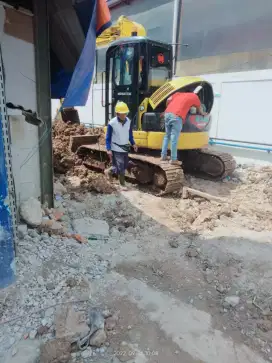 Breaker excavator becko pc50 dumptruck vibro dozer wales