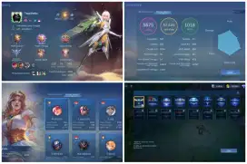 Akun Mobile Legends Mewah 3 Skin Legend & Batu Ginjal