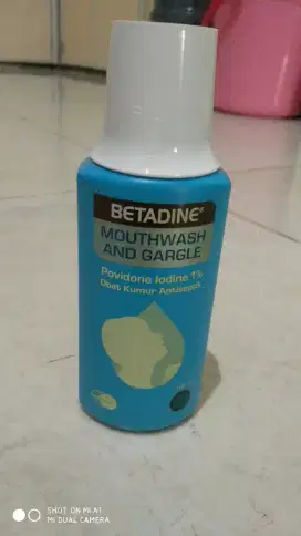 Murah promo Betadine kumur 190ml, masih segel exp Jan2025, beli 40rban