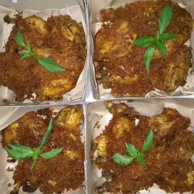 Ayam Goreng Laos Rempah Full 1Kotak Cempaka Catering