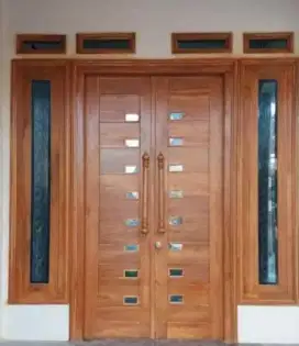 Kusen pintu kayu jati