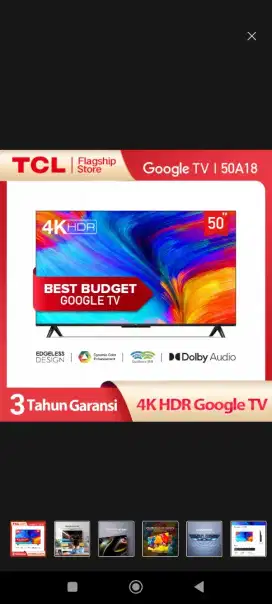 Google TV TCL seri terbaru