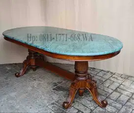 Marmer hijau oval 100x200 cm