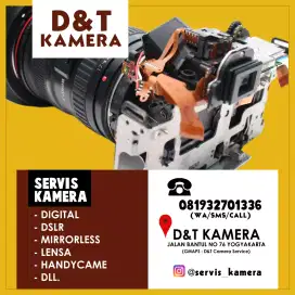 Servis Kamera Dslr, Digital, Mirrorless dan lensa