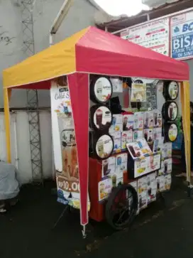 Tenda outdoor jualan bazar