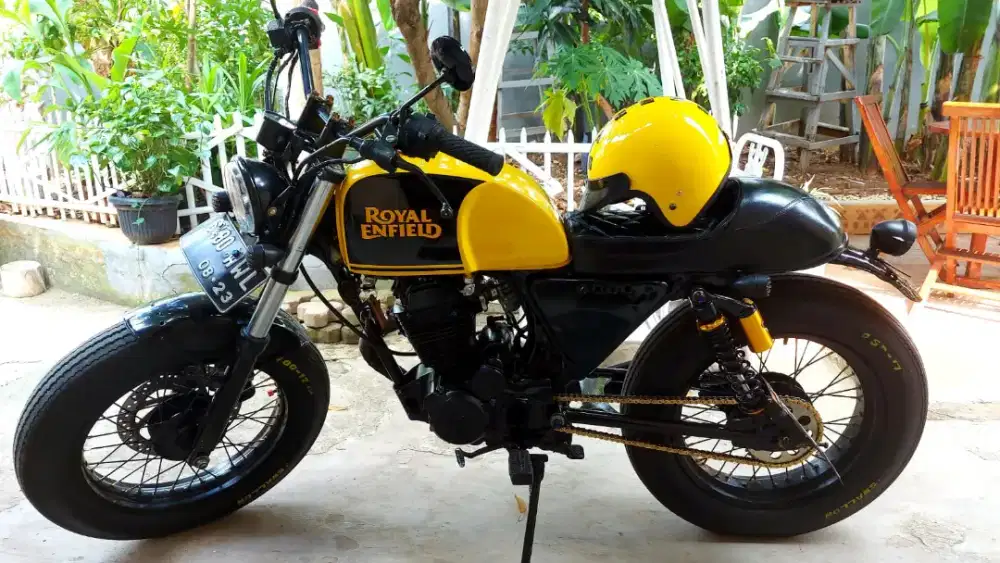 Jual Motor Custom Tiger Japstyle Brat Cafe Racer Scrambler